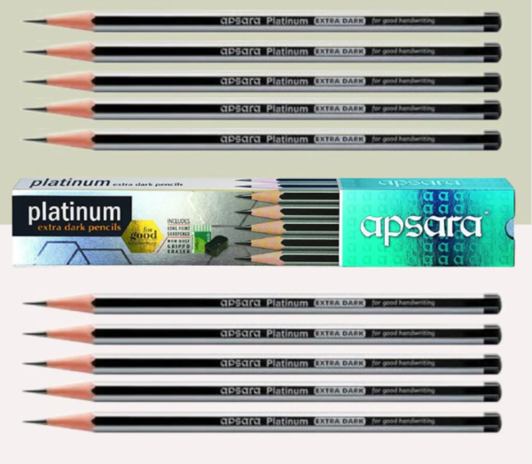 Apsara Platinum Pencil : 10 pieces